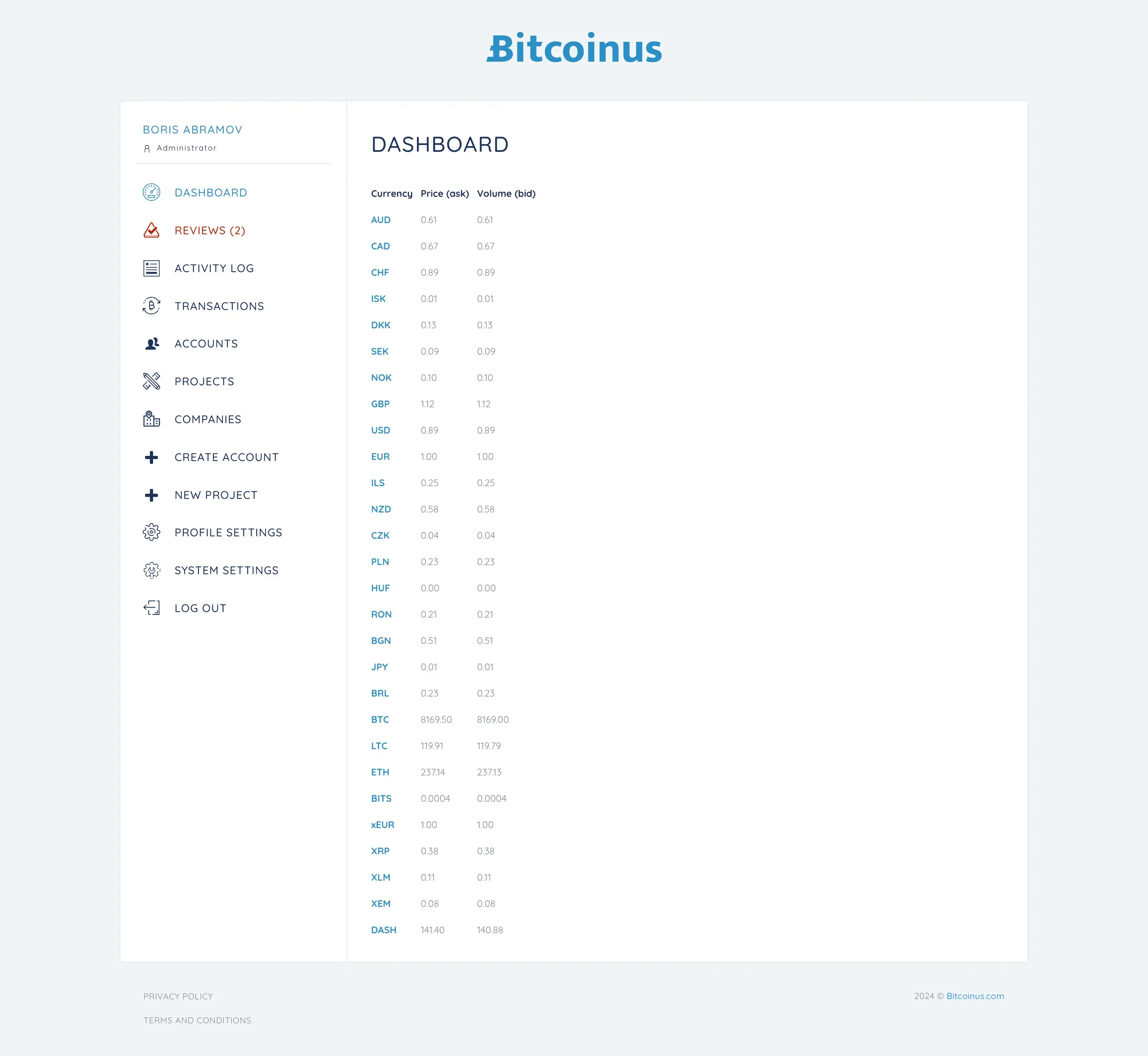 Bitcoinus — screenshot 3 of 9