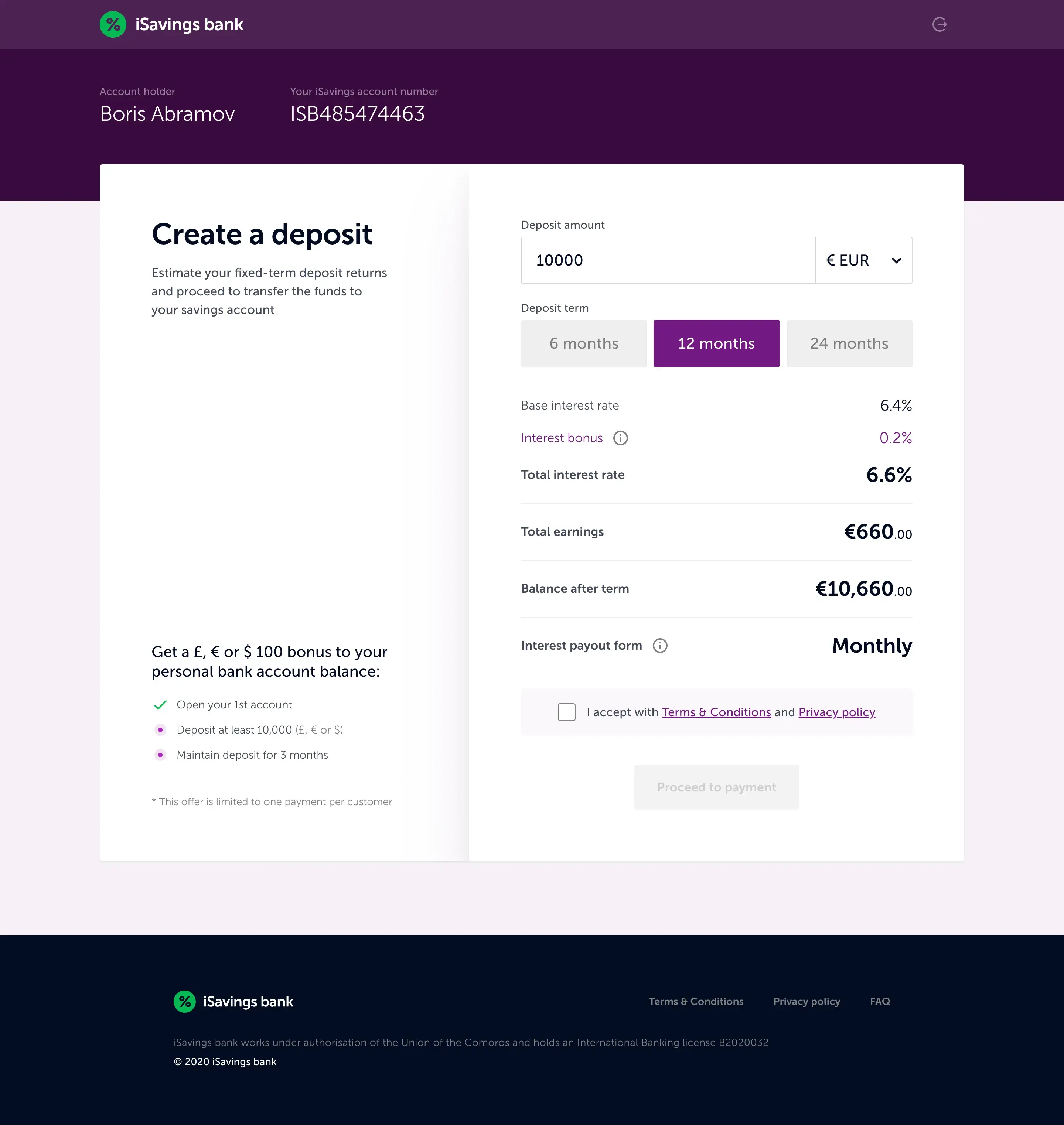 iSavings Bank — screenshot 3 of 11