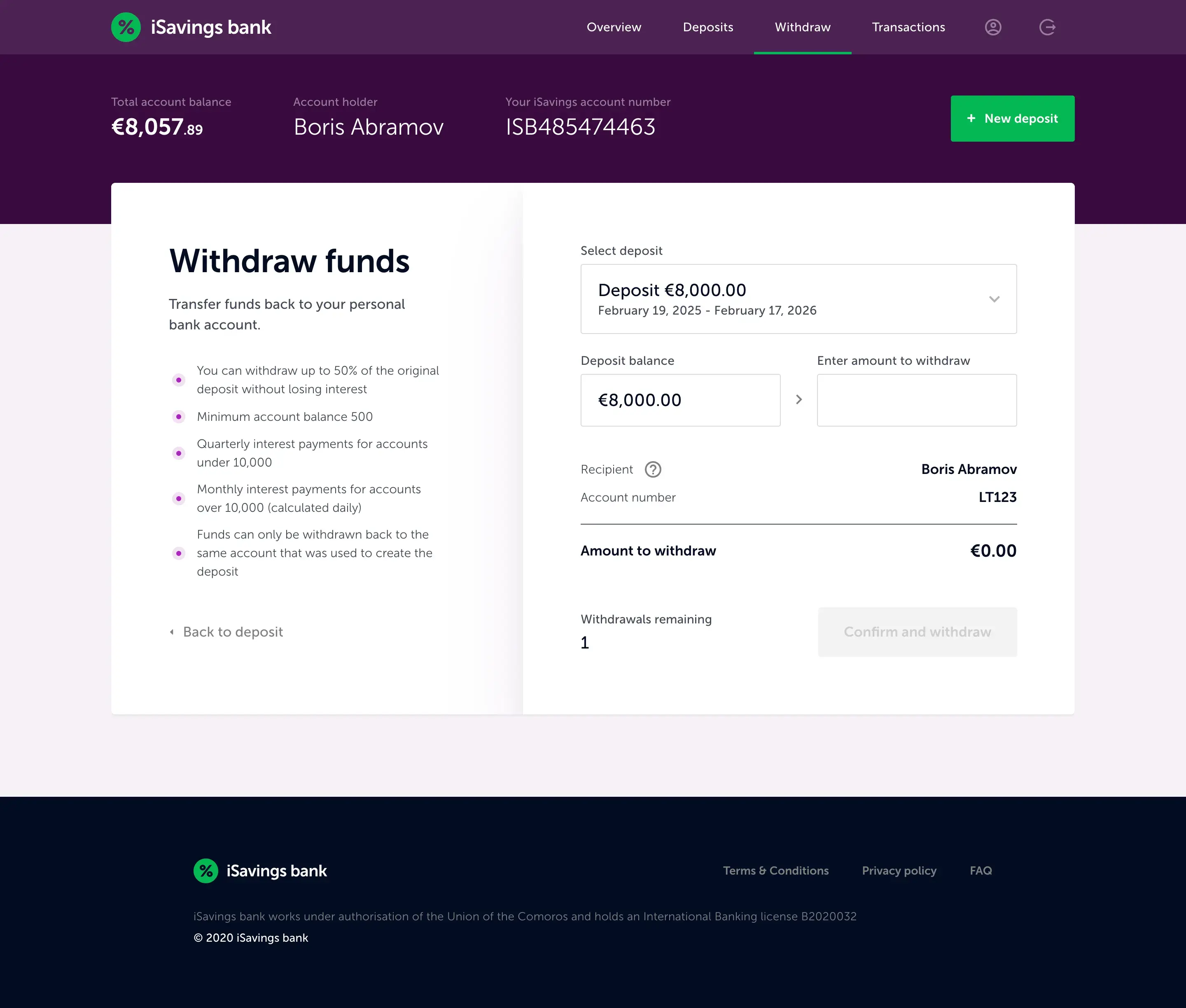 iSavings Bank — screenshot 5 of 11
