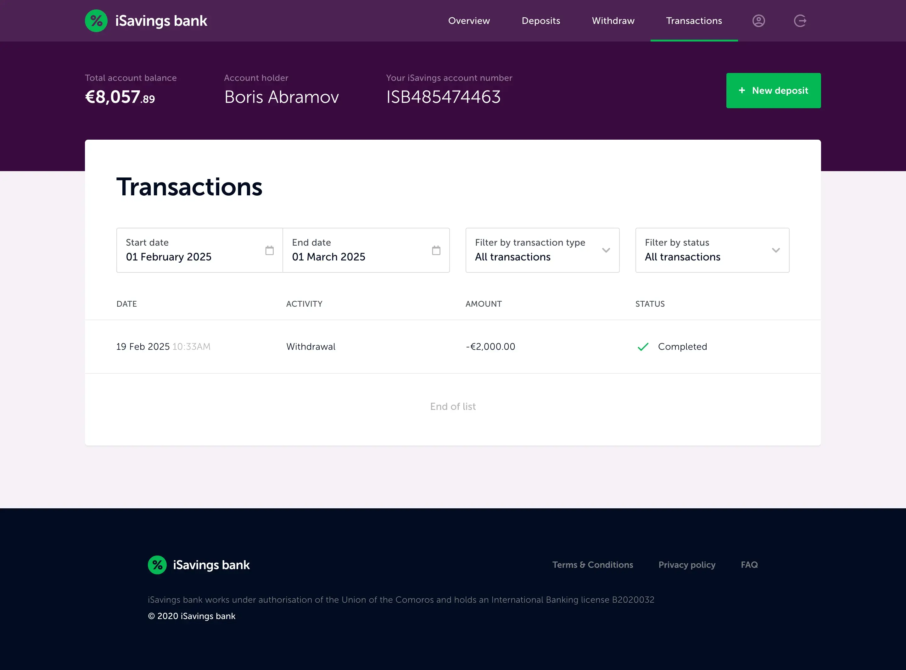 iSavings Bank — screenshot 6 of 11