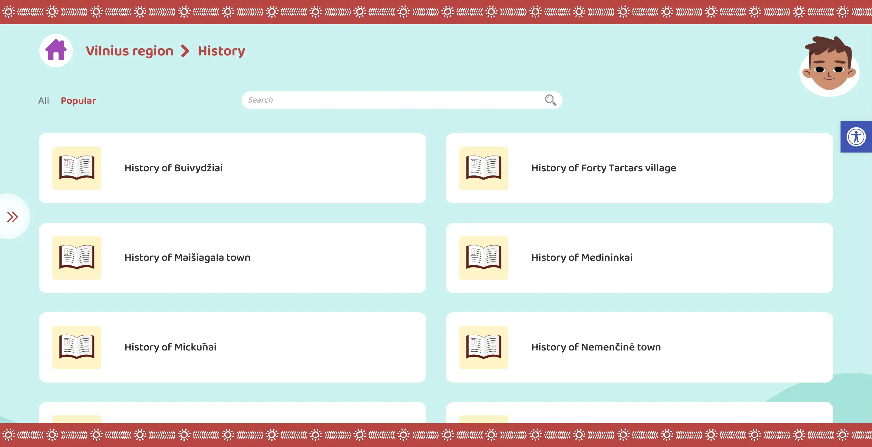 Interactive Map of tourist attractions — screenshot 4 of 5