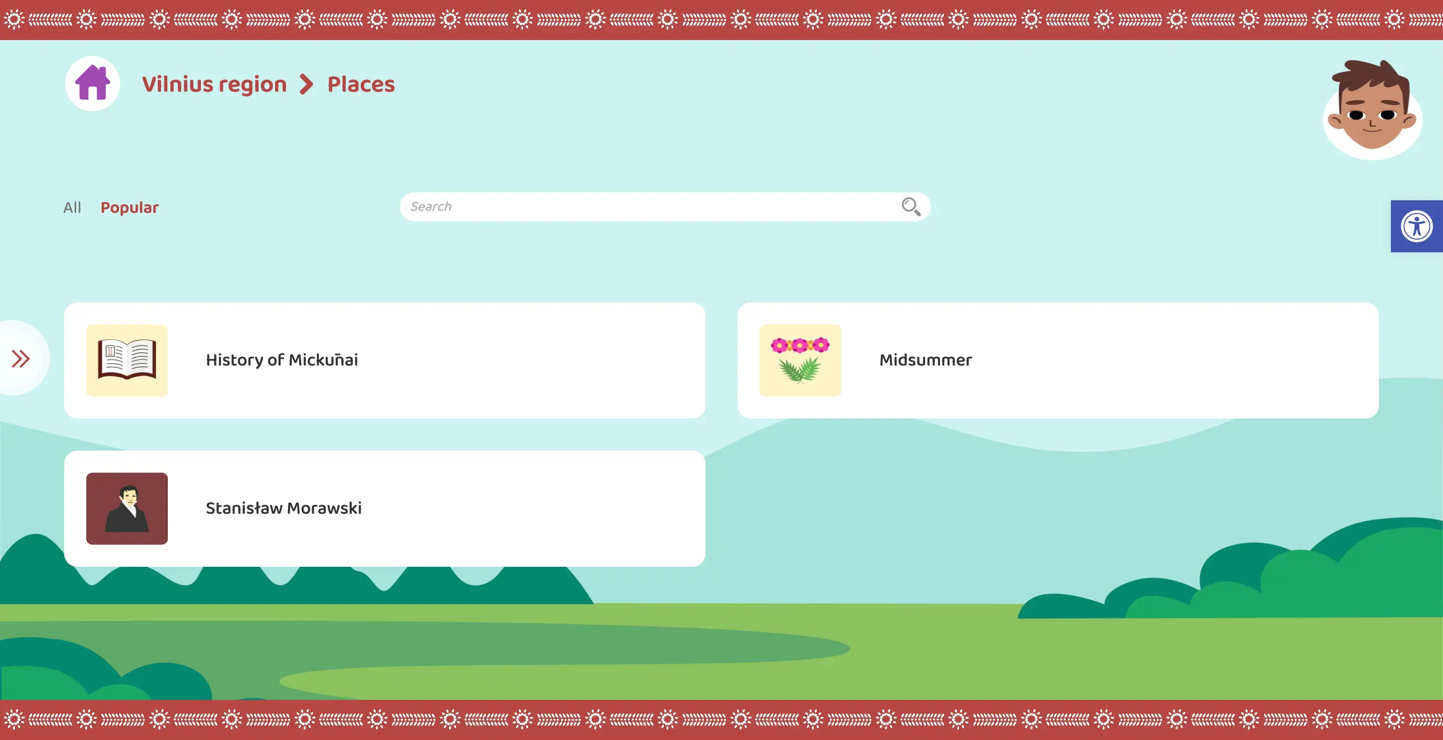 Interactive Map of tourist attractions — screenshot 5 of 5