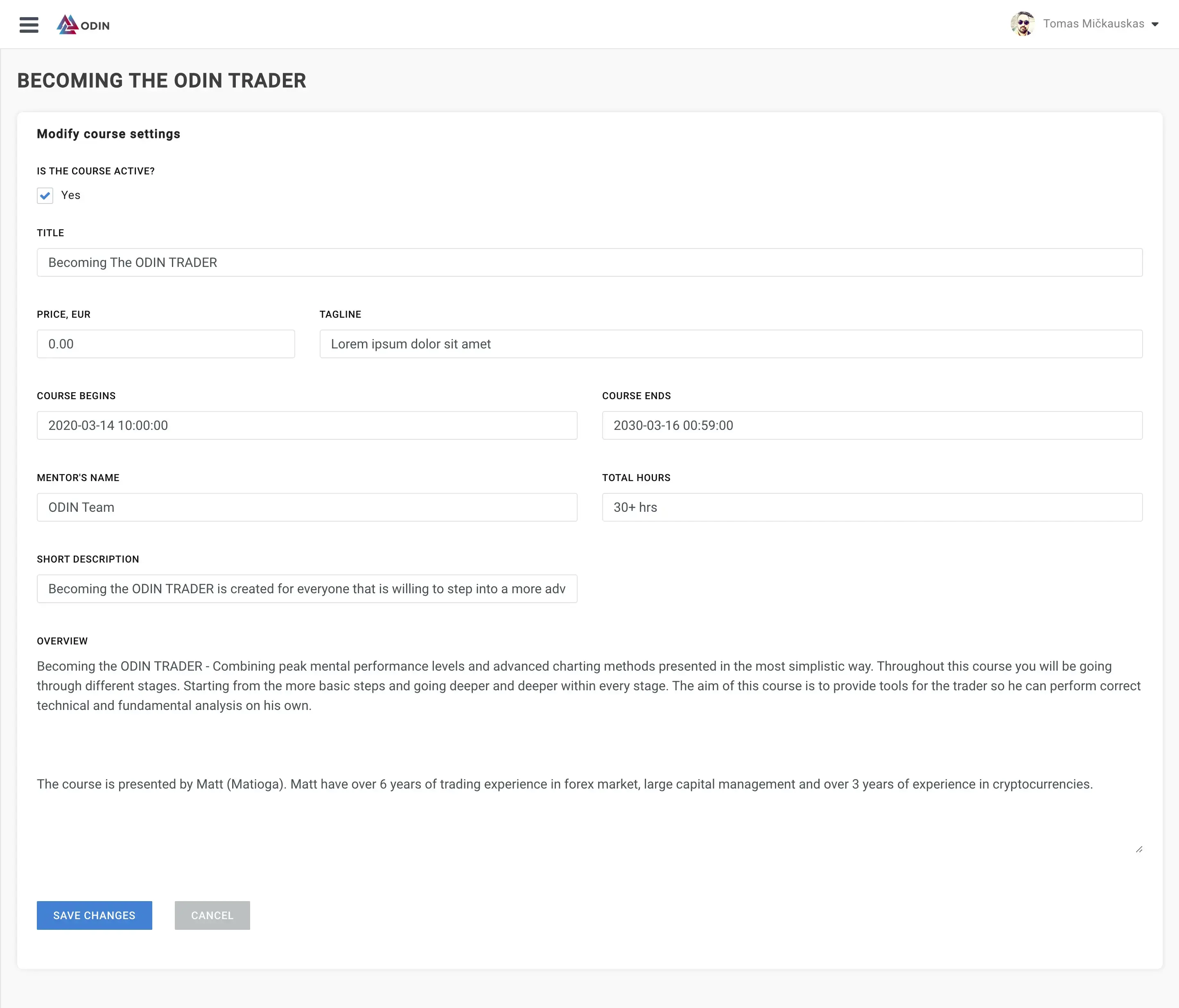ODIN — screenshot 6 of 10