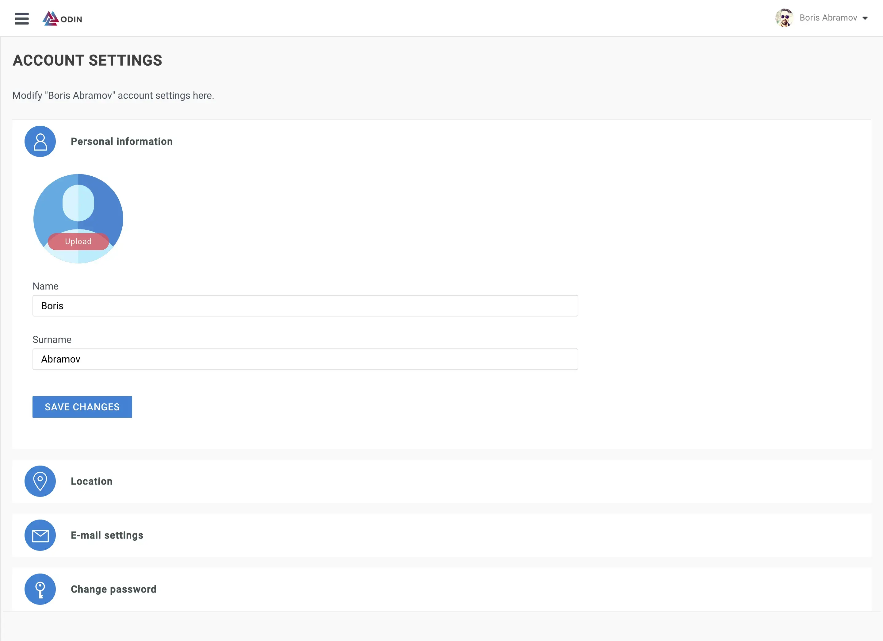 ODIN — screenshot 10 of 10