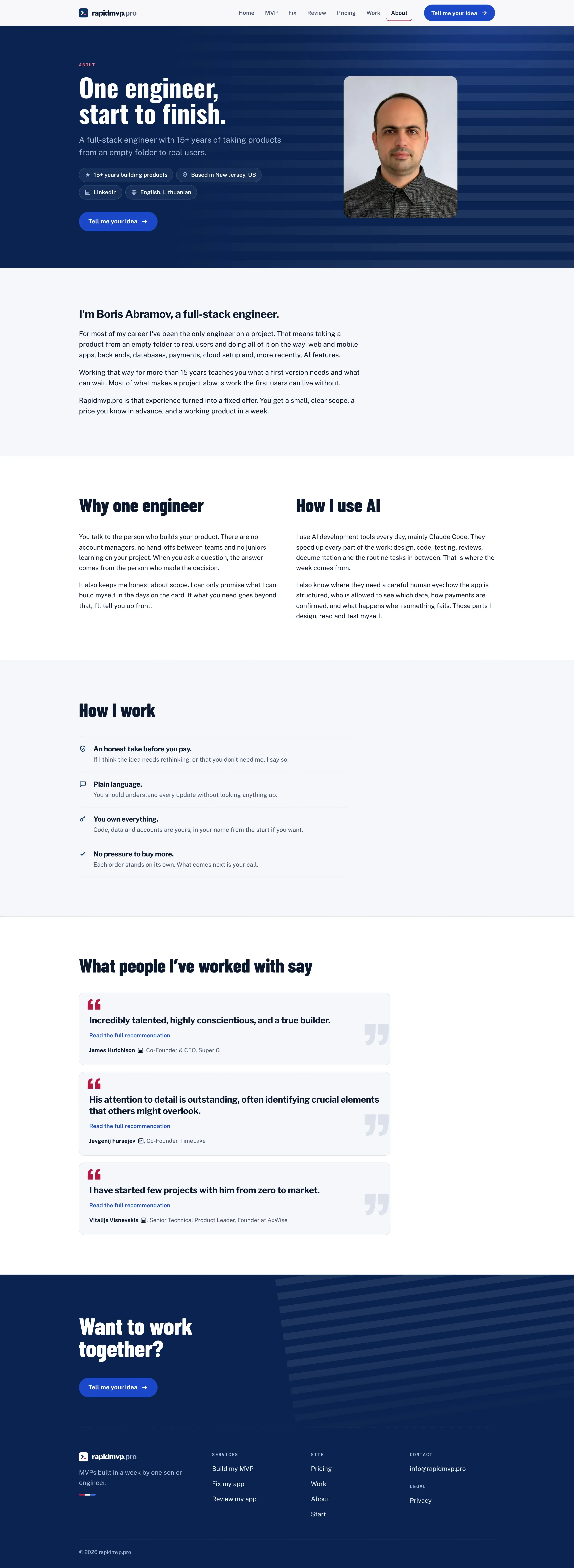 Rapidmvp.pro — screenshot 19 of 19