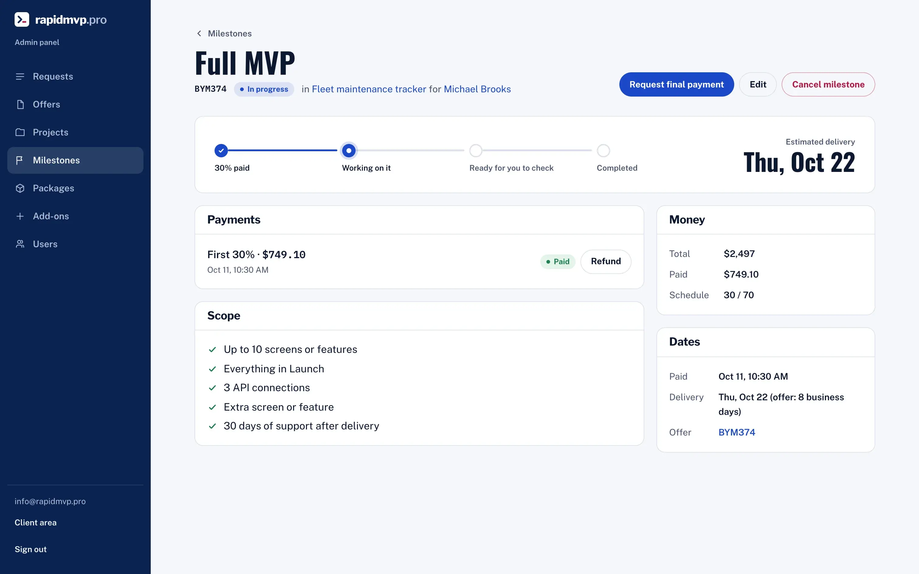 Rapidmvp.pro — screenshot 9 of 19