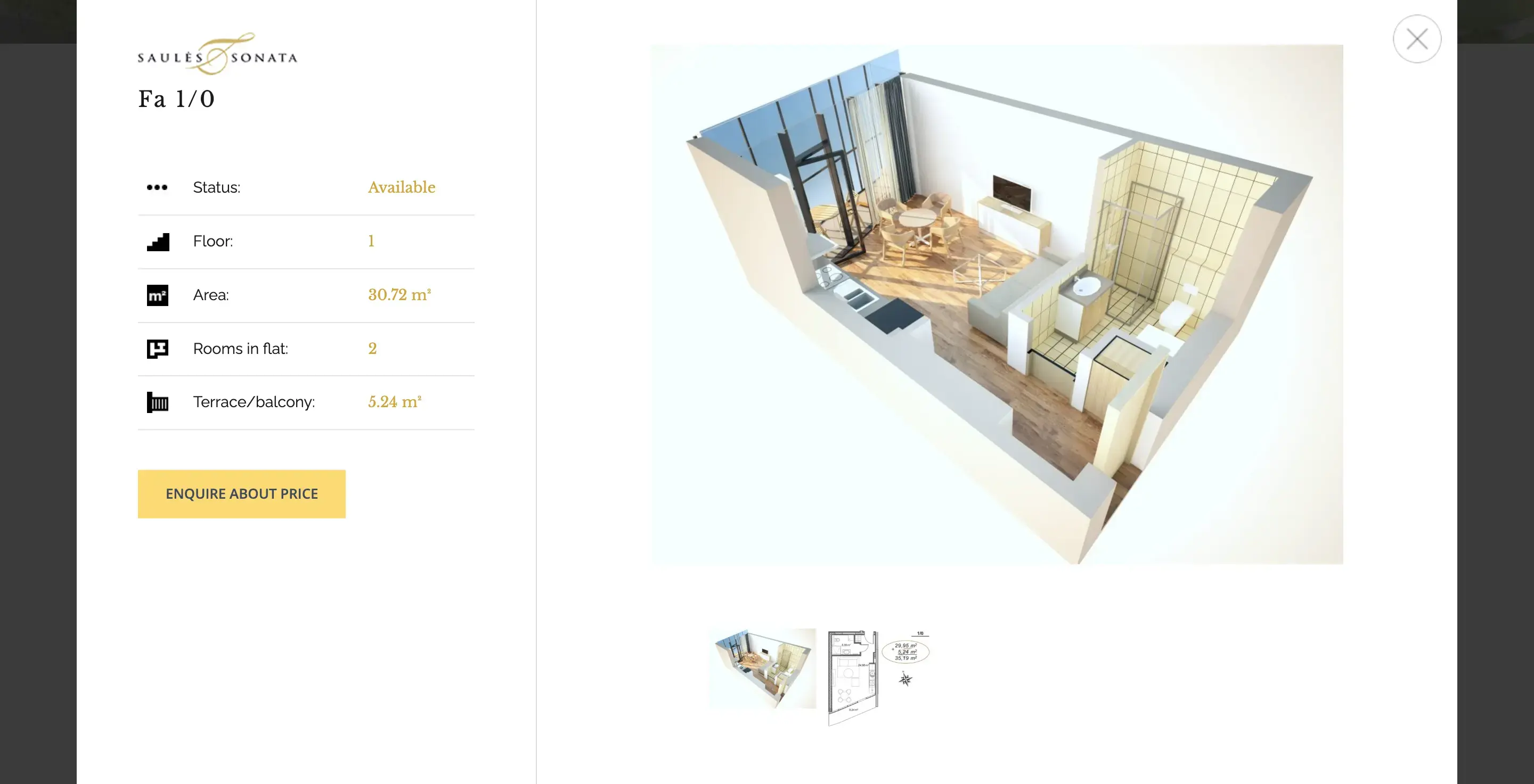 Apartments tour — screenshot 3 of 5