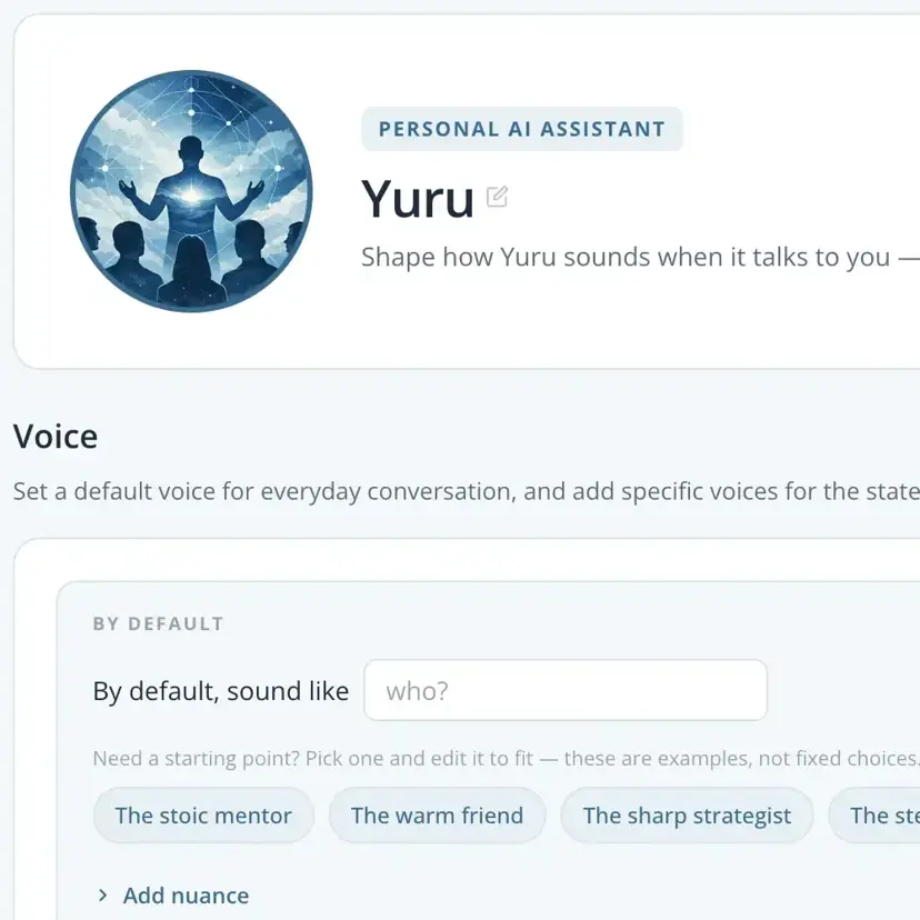 Yuru: Personal AI